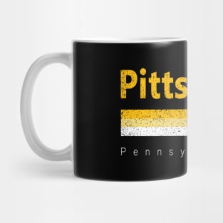 Pittsburgh Vintage Football Retro Pennsylvania For Game Day Mug